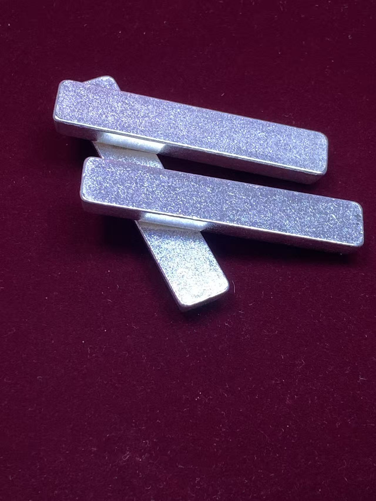 新店开业精雕细琢清辉四射白璧无瑕宠粉27克长方体创意摆件XH02