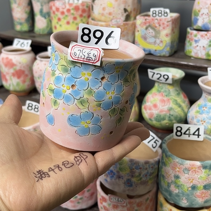 手工制作多肉花盆