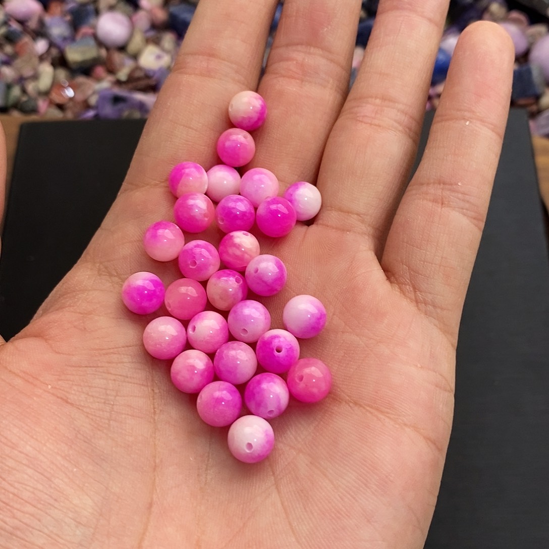 非金属蜜桃粉圆珠