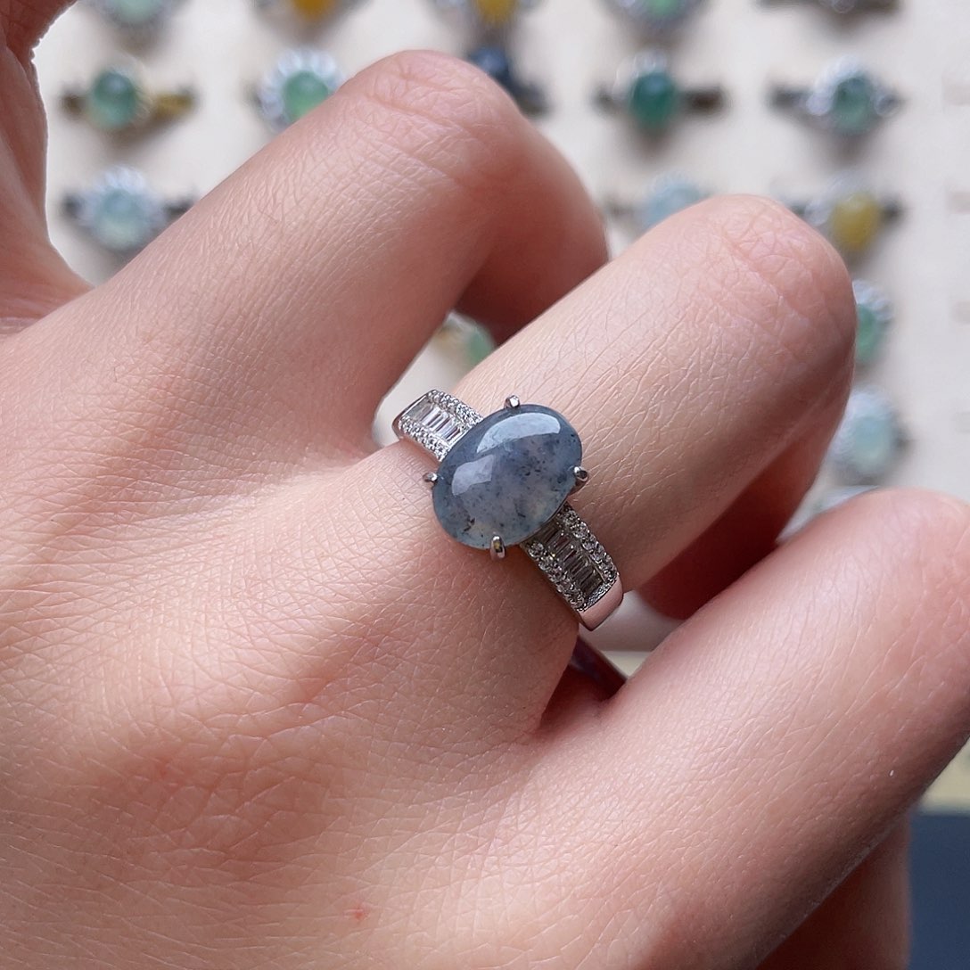 翡翠戒指未镶嵌戒指