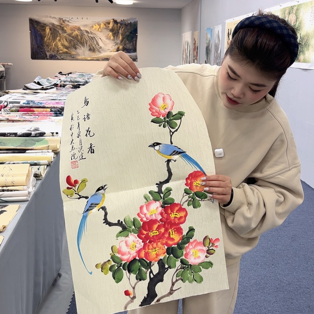 国画国画作品宣纸纯手绘
