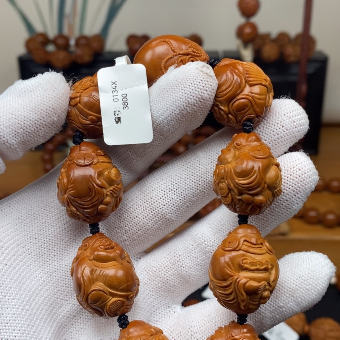 手串橄榄核一青老师八方来财