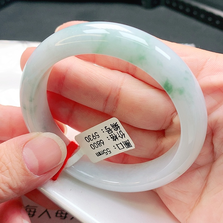 翡翠手镯未镶嵌手镯55