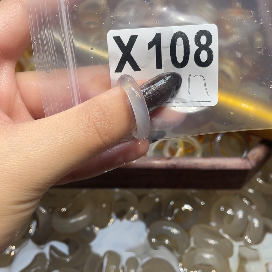 玛瑙/玉髓未镶嵌戒指108