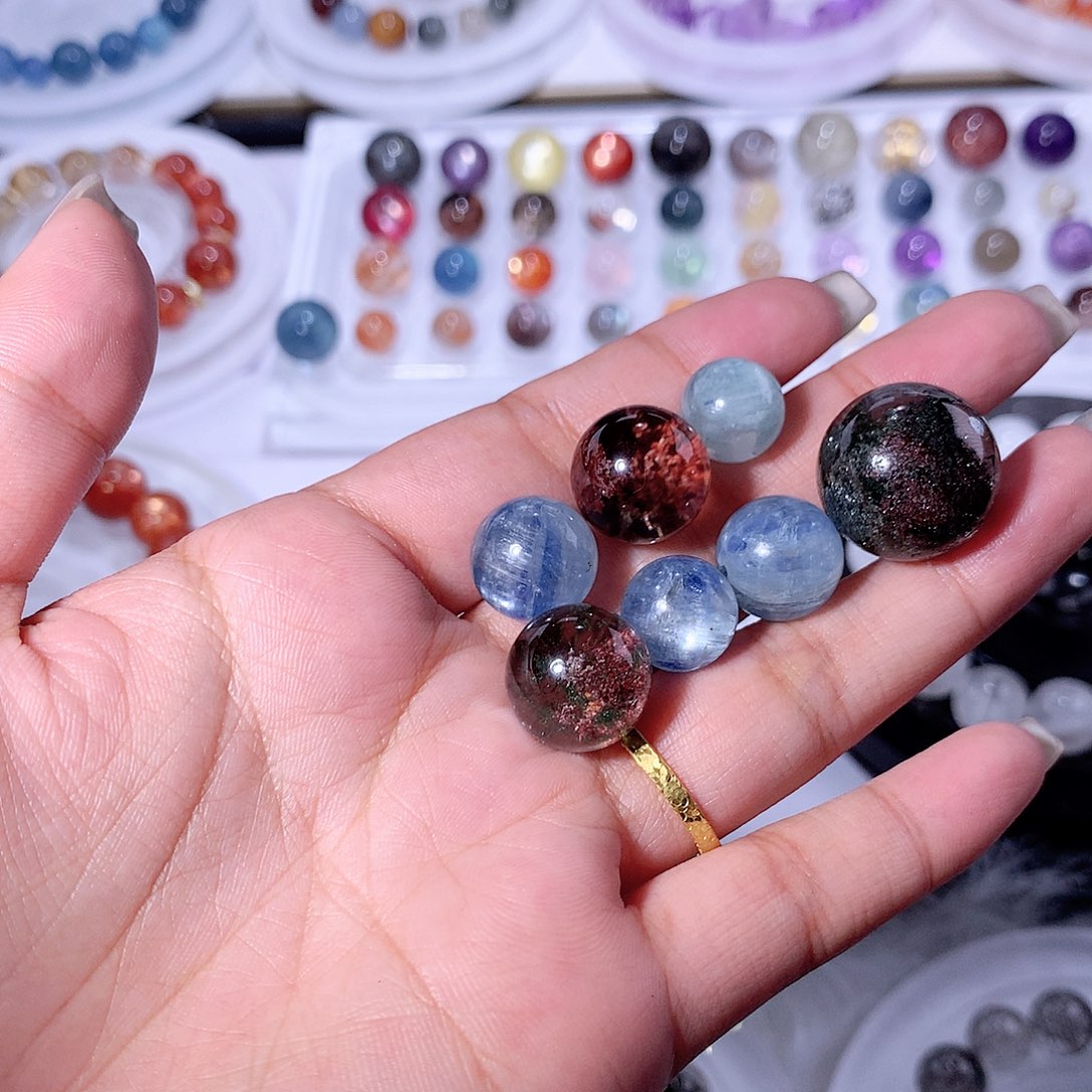 水晶珠宝半成品未镶嵌卡***娅