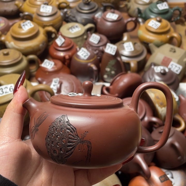 茶壶紫砂紫砂微瑕