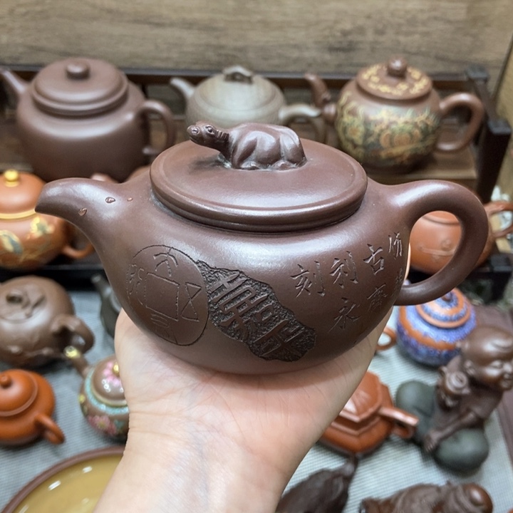 紫砂茶壶石**道紫砂紫砂