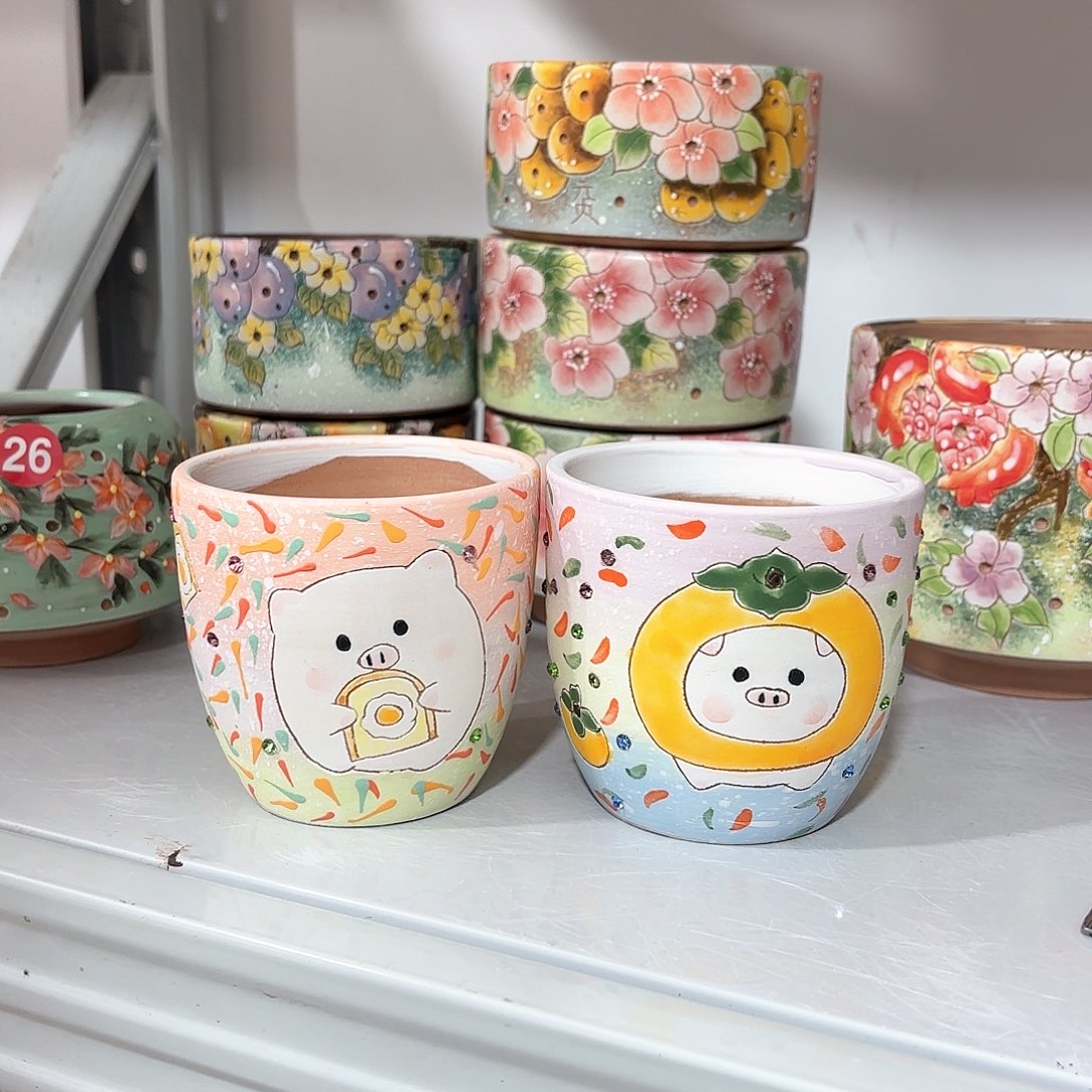 紫砂花盆手工花盆默认微瑕8/8