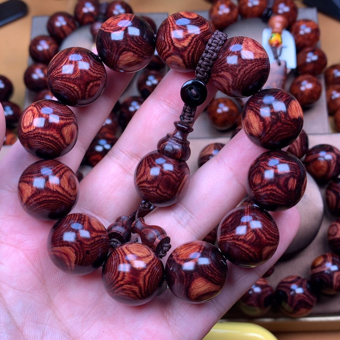 黄花梨/降香黄檀全**物黄花梨手串2.0