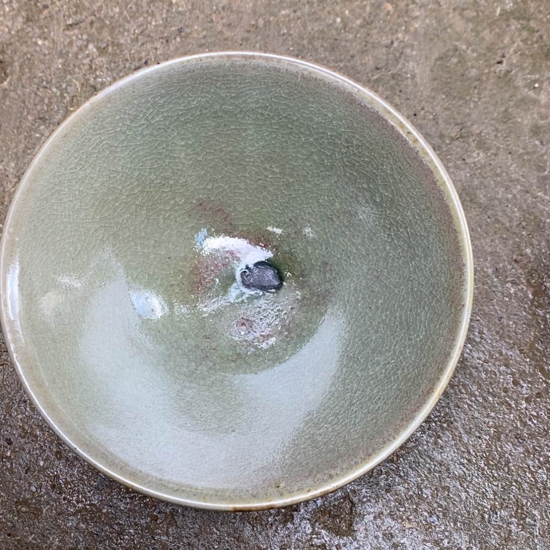 杯如**风浪鬼柴烧 釉绘柴烧 碗