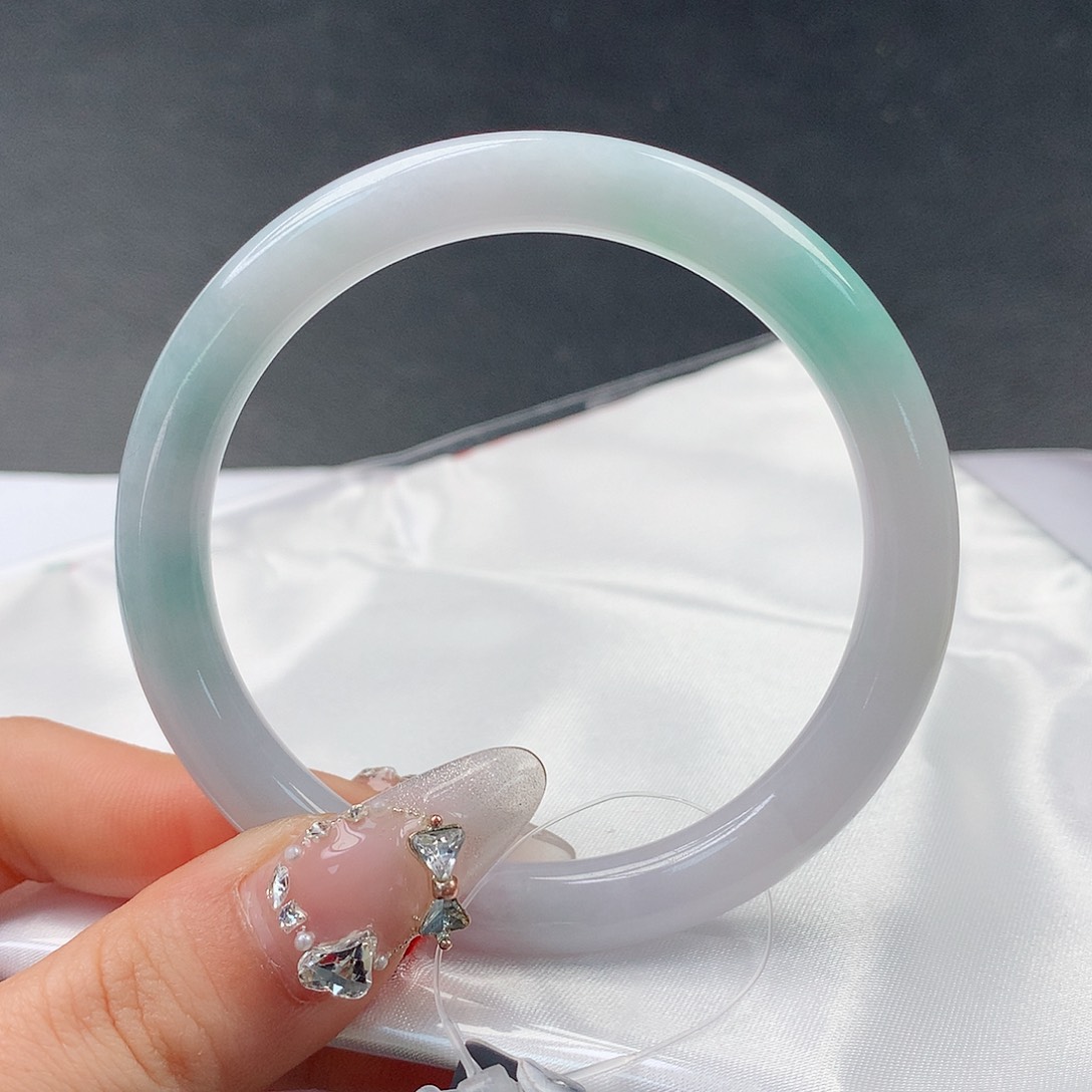 翡翠手镯未镶嵌40圆55.8