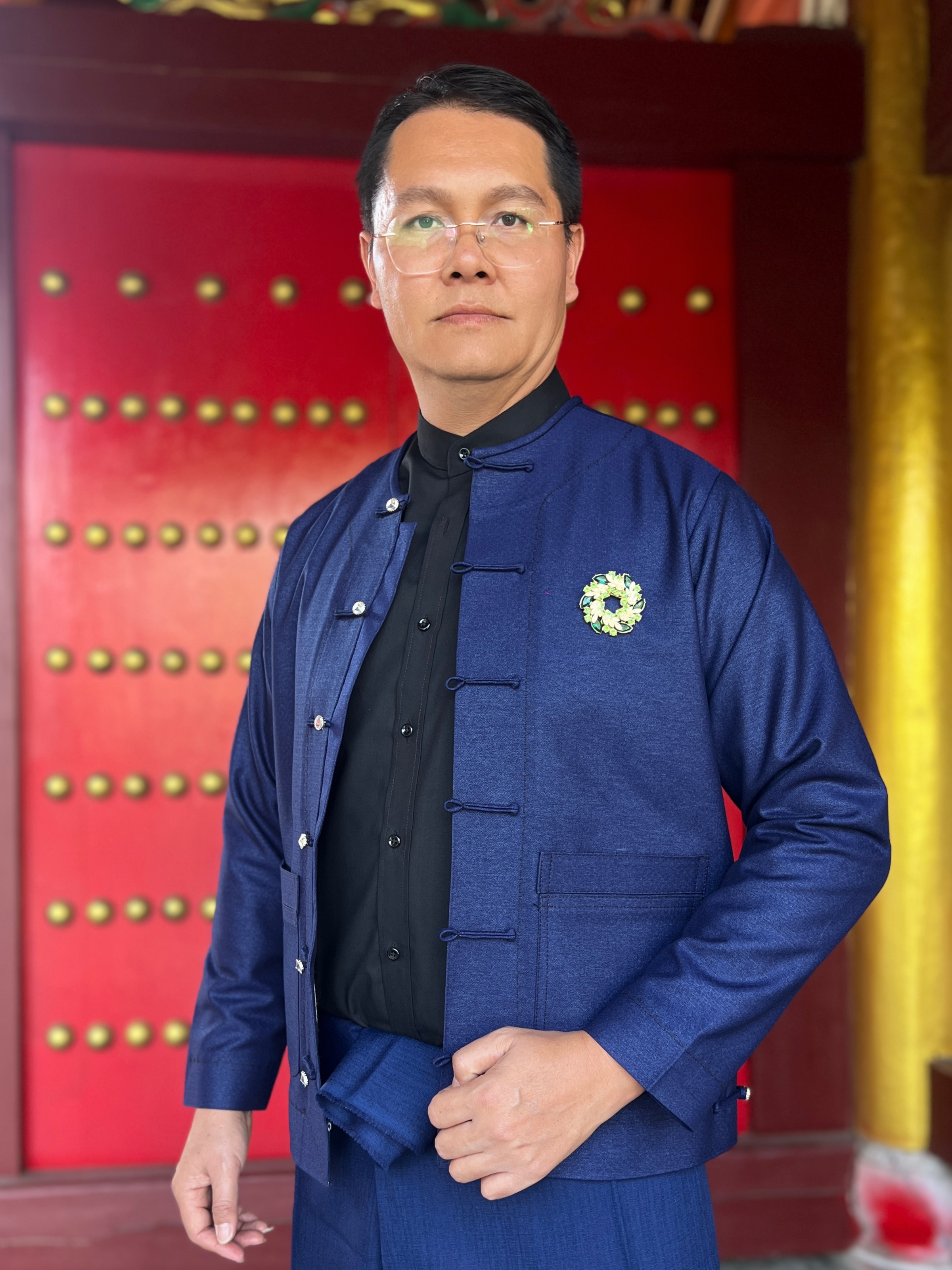 傣族民族服装定制款长袖外套（下单需联系客服）