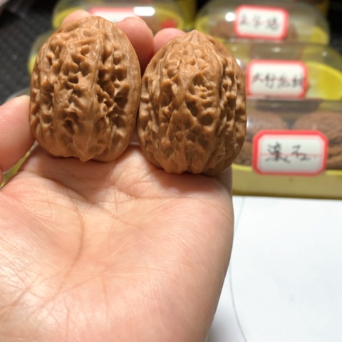 吊坠文玩核桃野生将军榻