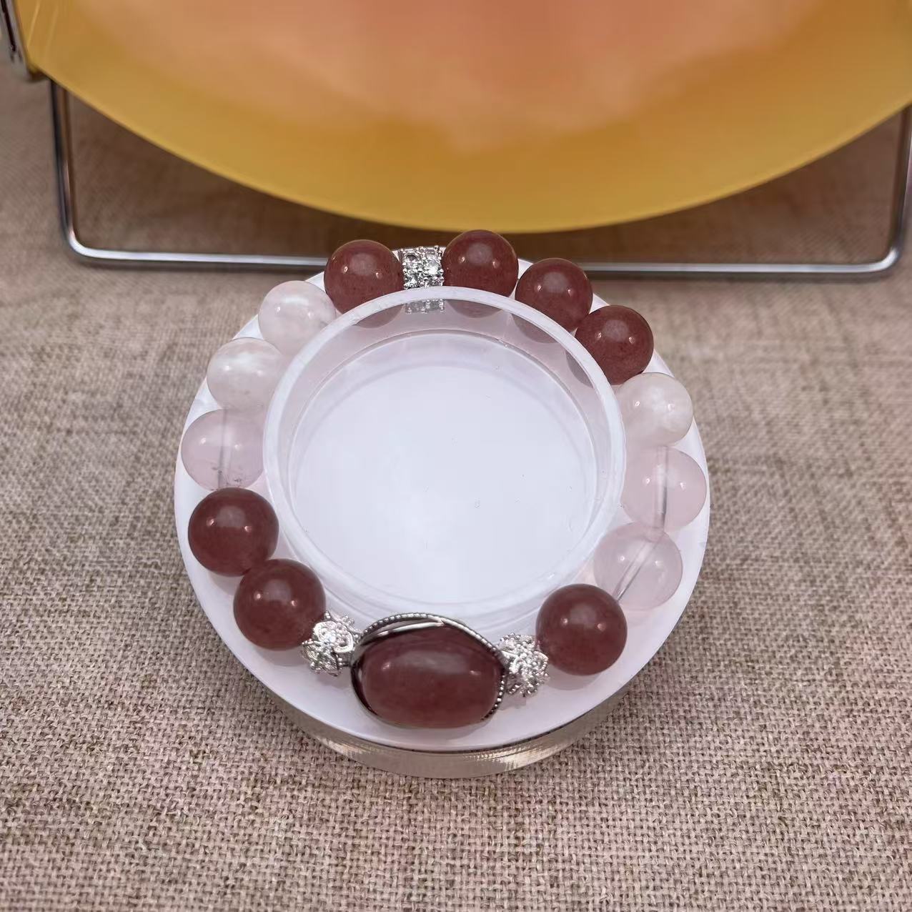 【芊禧珠宝A8-058】天然草莓晶经典小众仙女颜色微差发货发其一