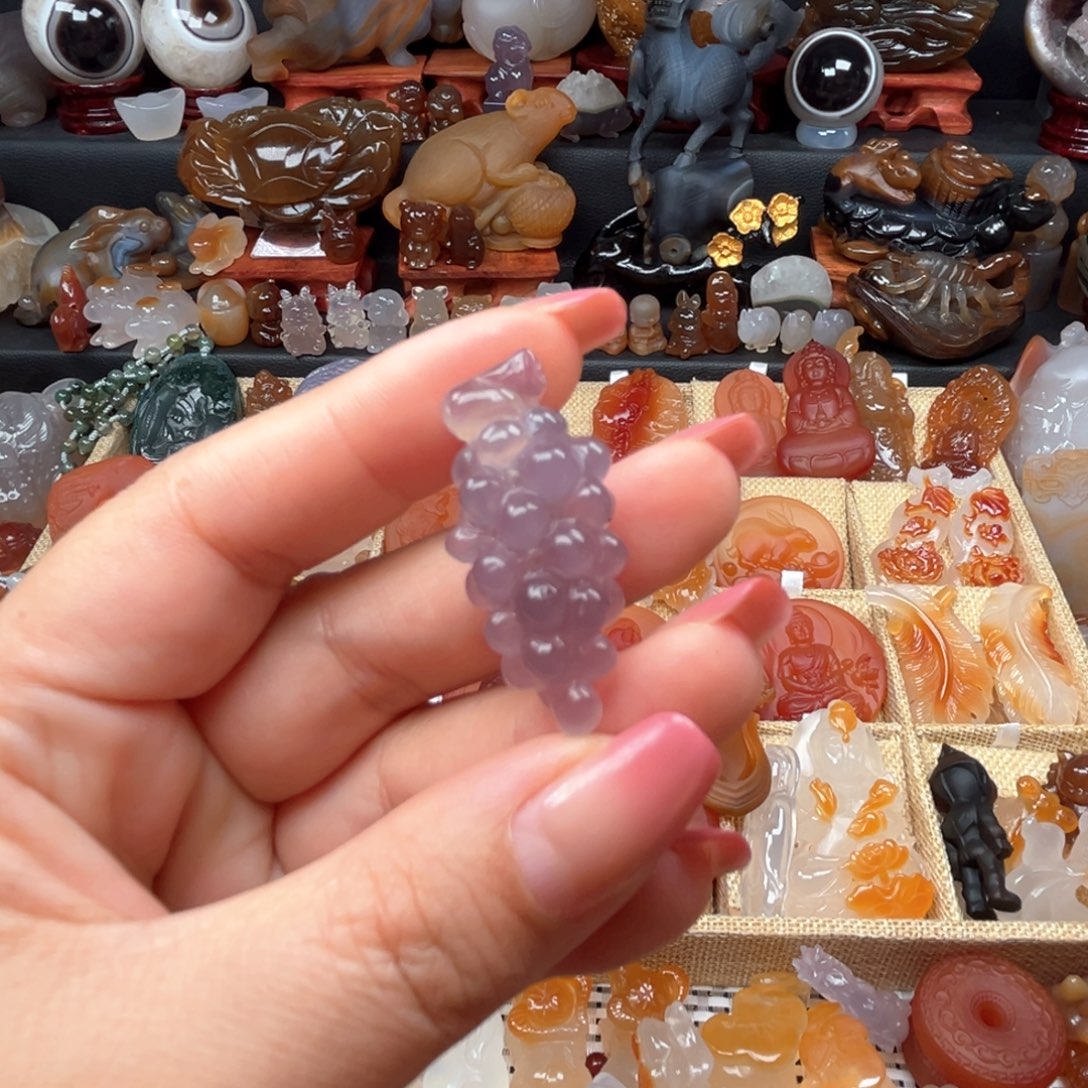 玛瑙/玉髓颈饰合金