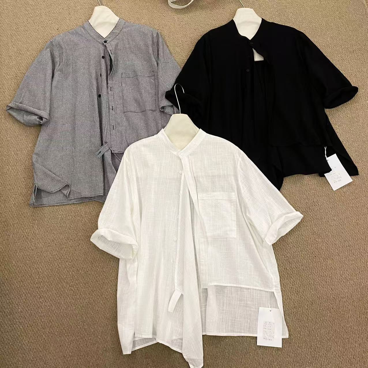 1986#6815 日系麻麻衬衣 2025-06-24