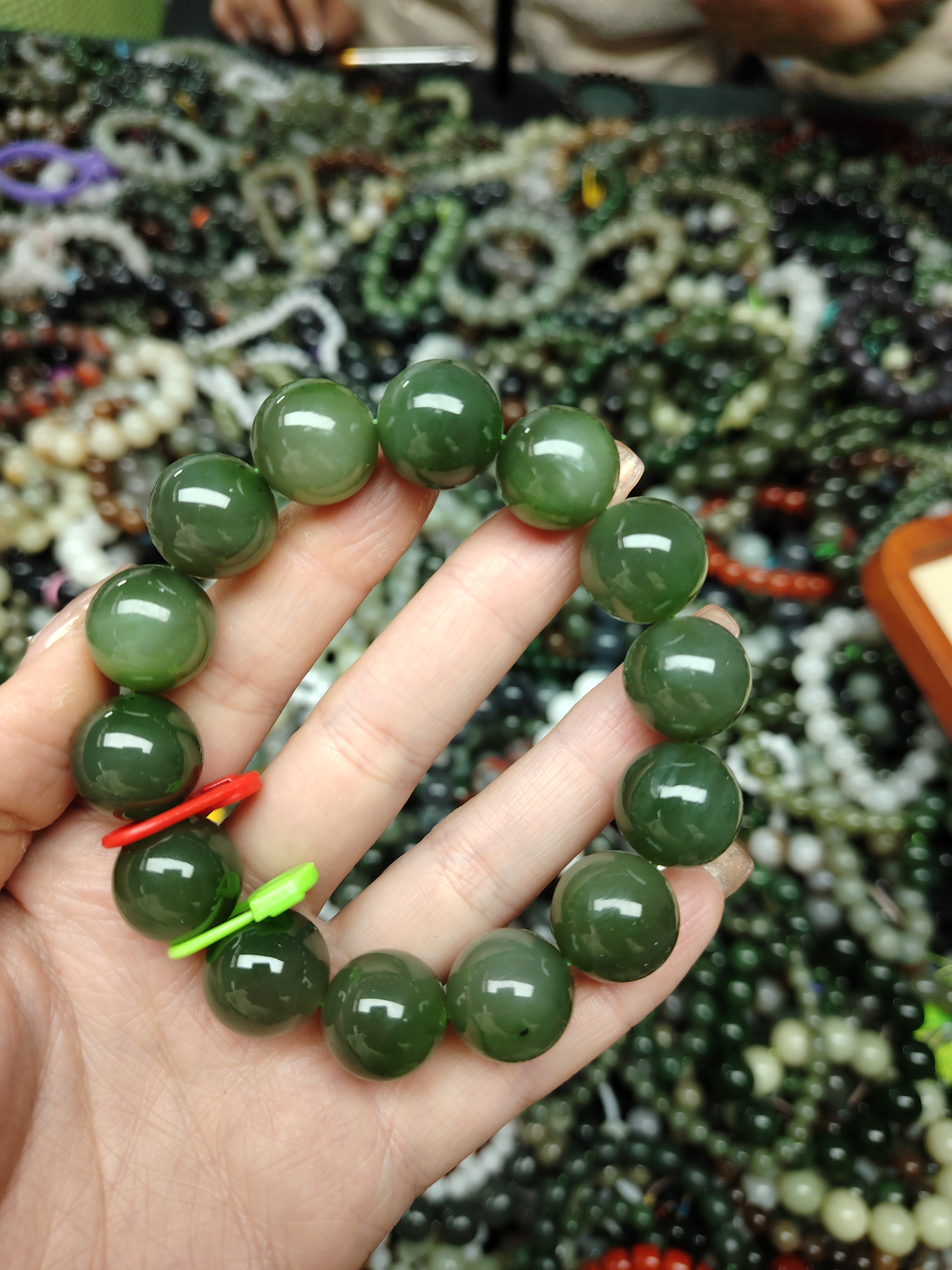 和田玉精品俄碧卡16mm