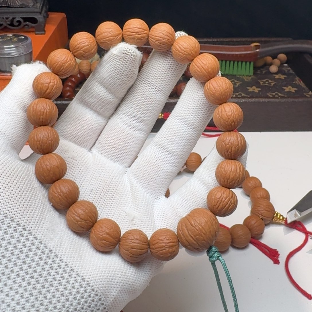 猴头核桃手串13.0磨盘凤羽