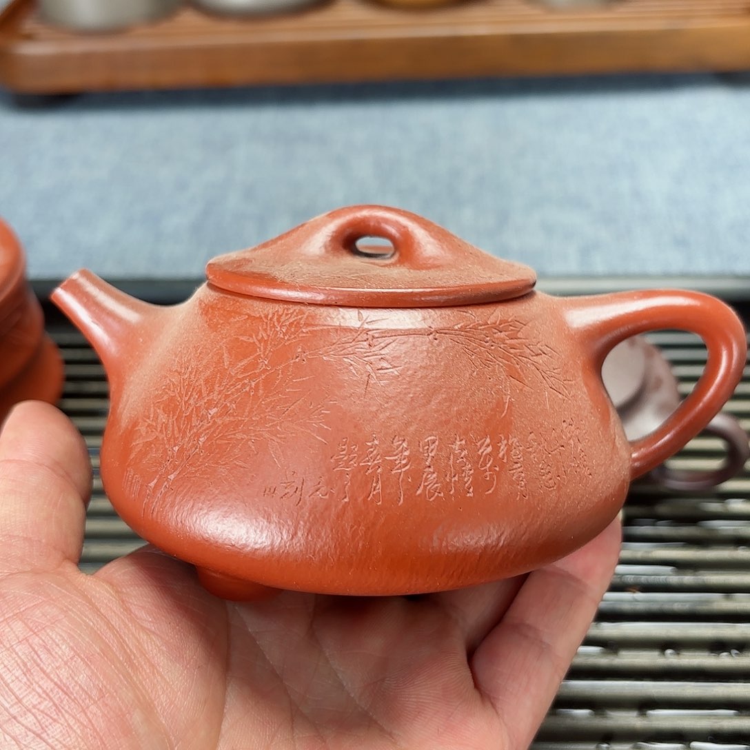 紫砂茶壶@**均全手工景舟