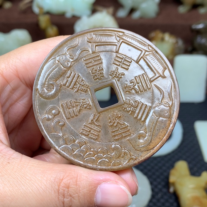 和田玉挂件未镶嵌情*