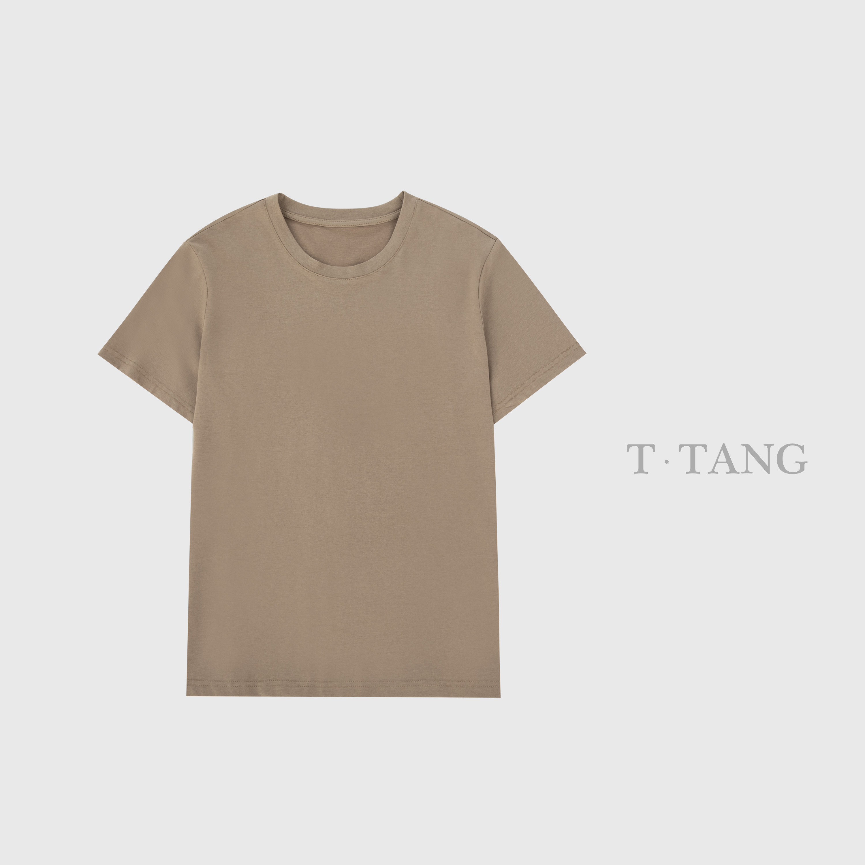 FL秋季165g丝光棉时尚百搭休闲宽松T恤【6163】