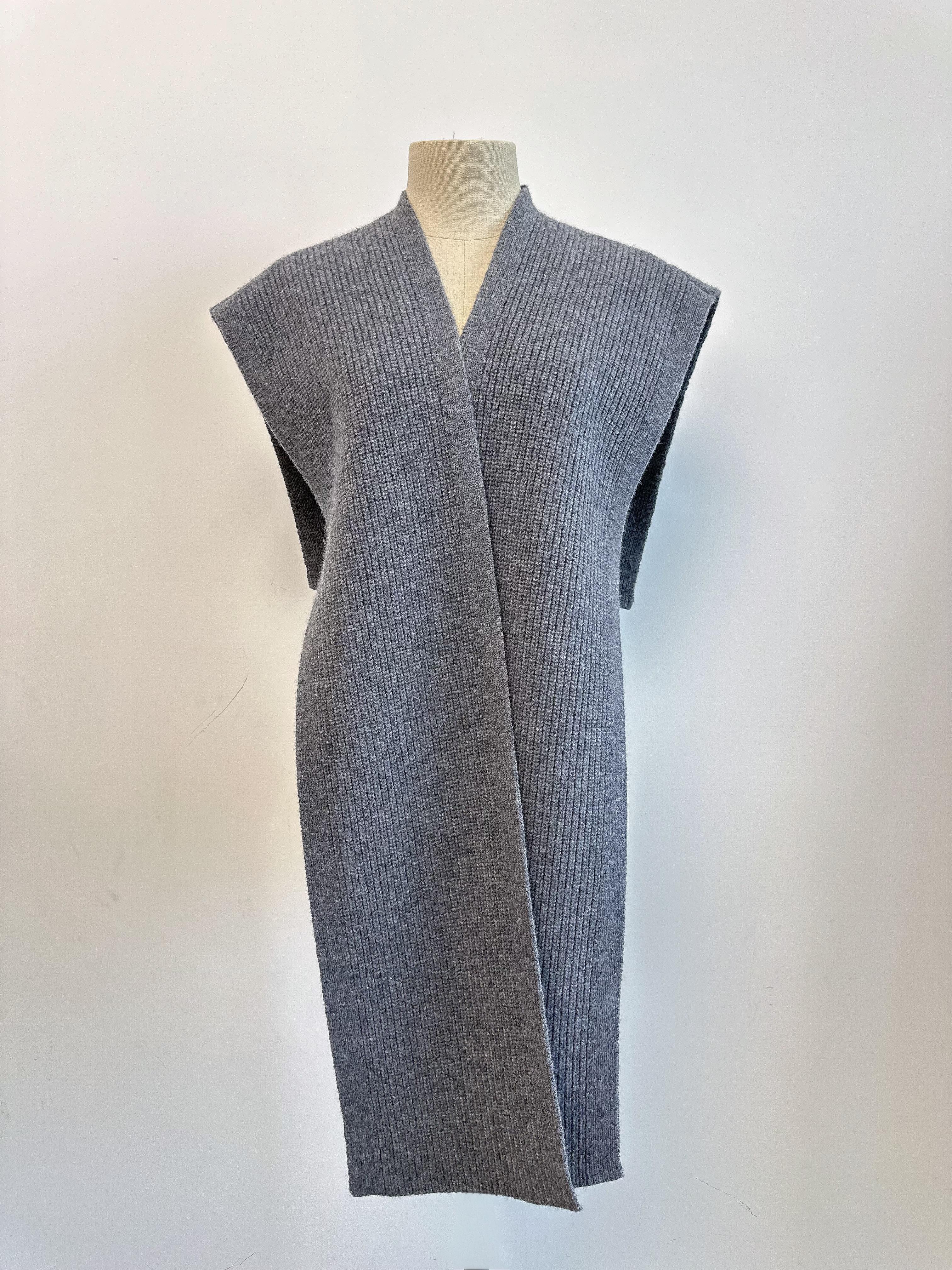 （时髦扒婆选品）秋冬100毛披肩纯色针织时尚百搭气质简约设计感