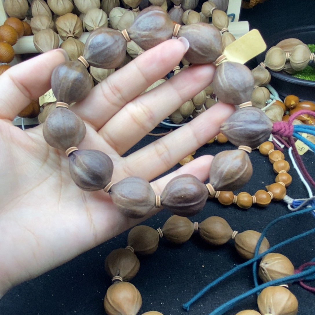 橄榄核手串/手链2224紫皮大蒜头11颗