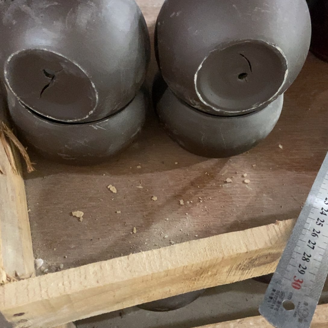 红陶微瑕高温陶瓷花盆