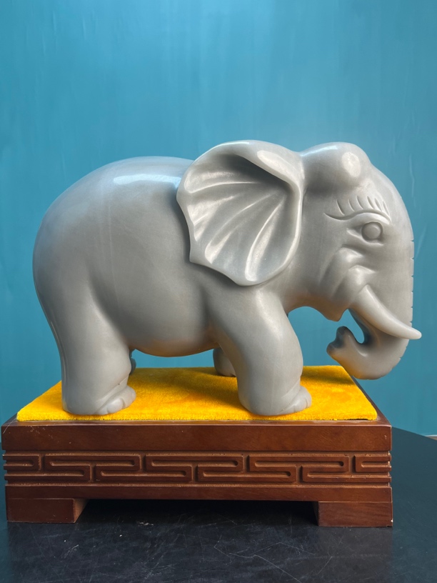 35公分大象家居摆件，玄关，电视柜，博古架，书桌，茶桌，办公桌摆件
