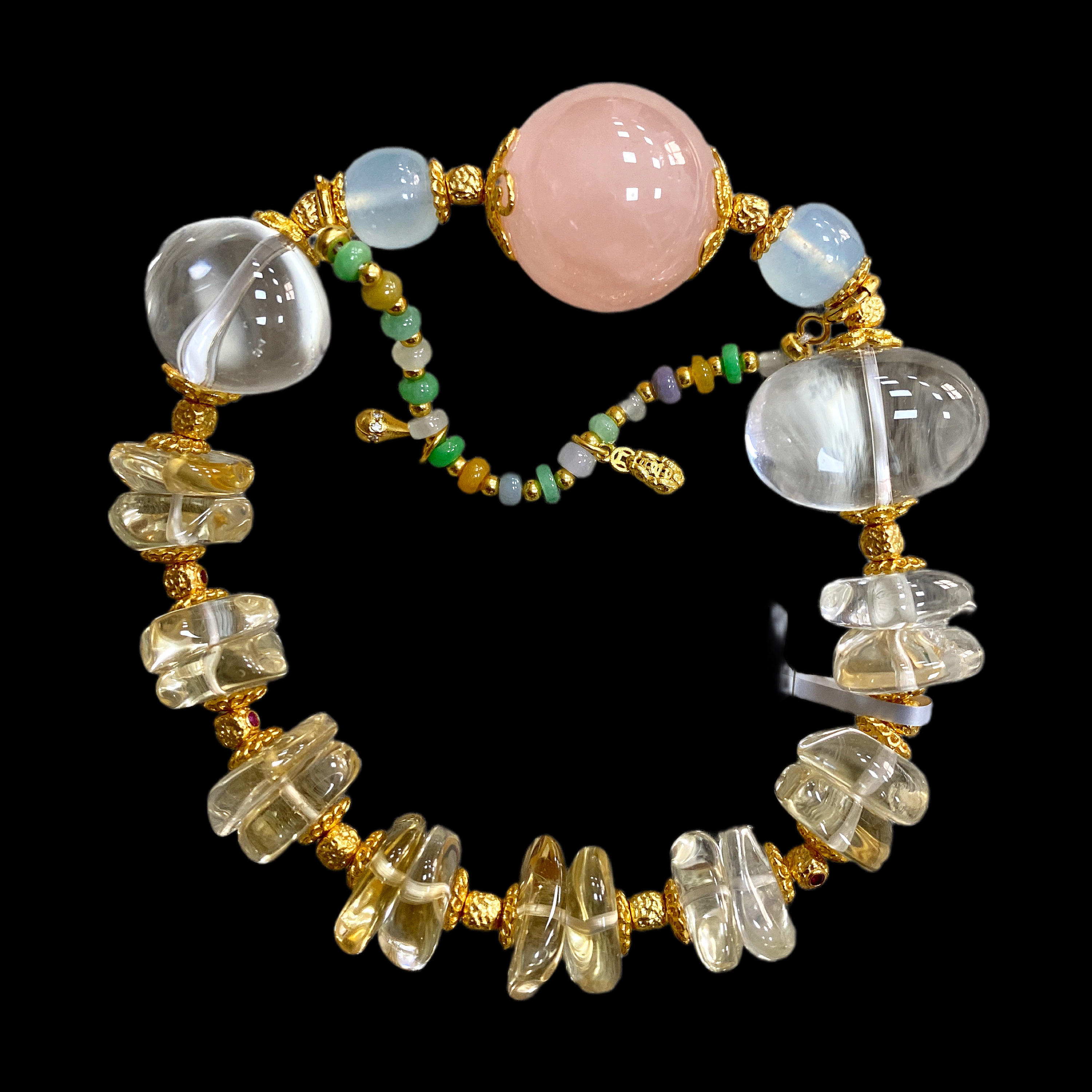 N3262水晶手串多样性发一