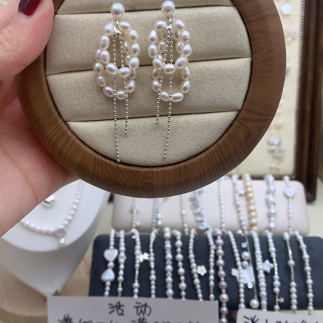 耳饰未镶嵌淡水珍珠