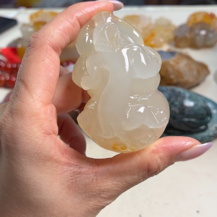 玛瑙/玉髓未镶嵌吊坠(不含链)