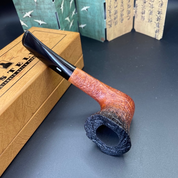 意大利卡斯特罗kkkk晕染石楠木烟斗烟具