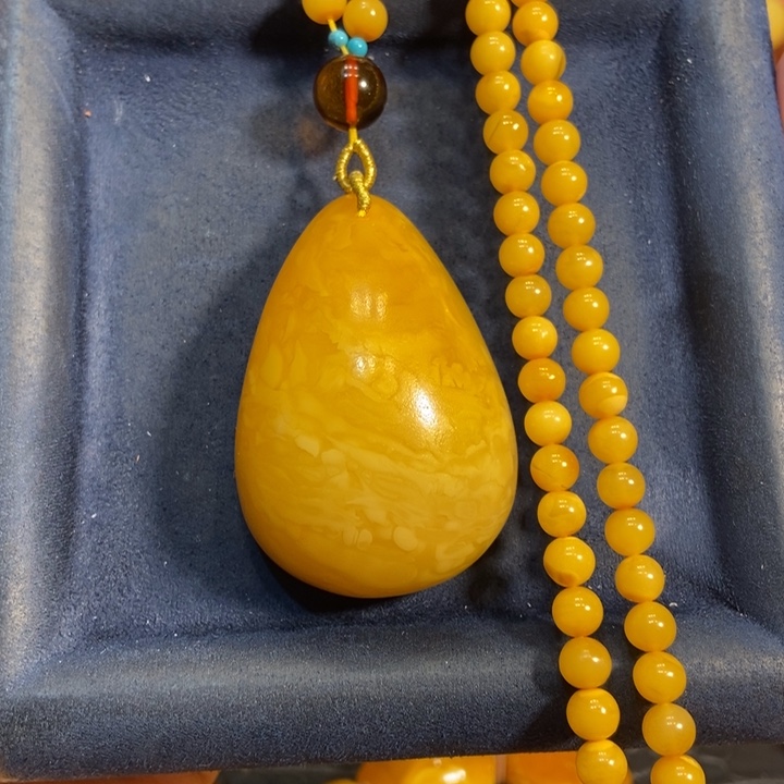 蜜蜡颈饰未镶嵌蜜蜡