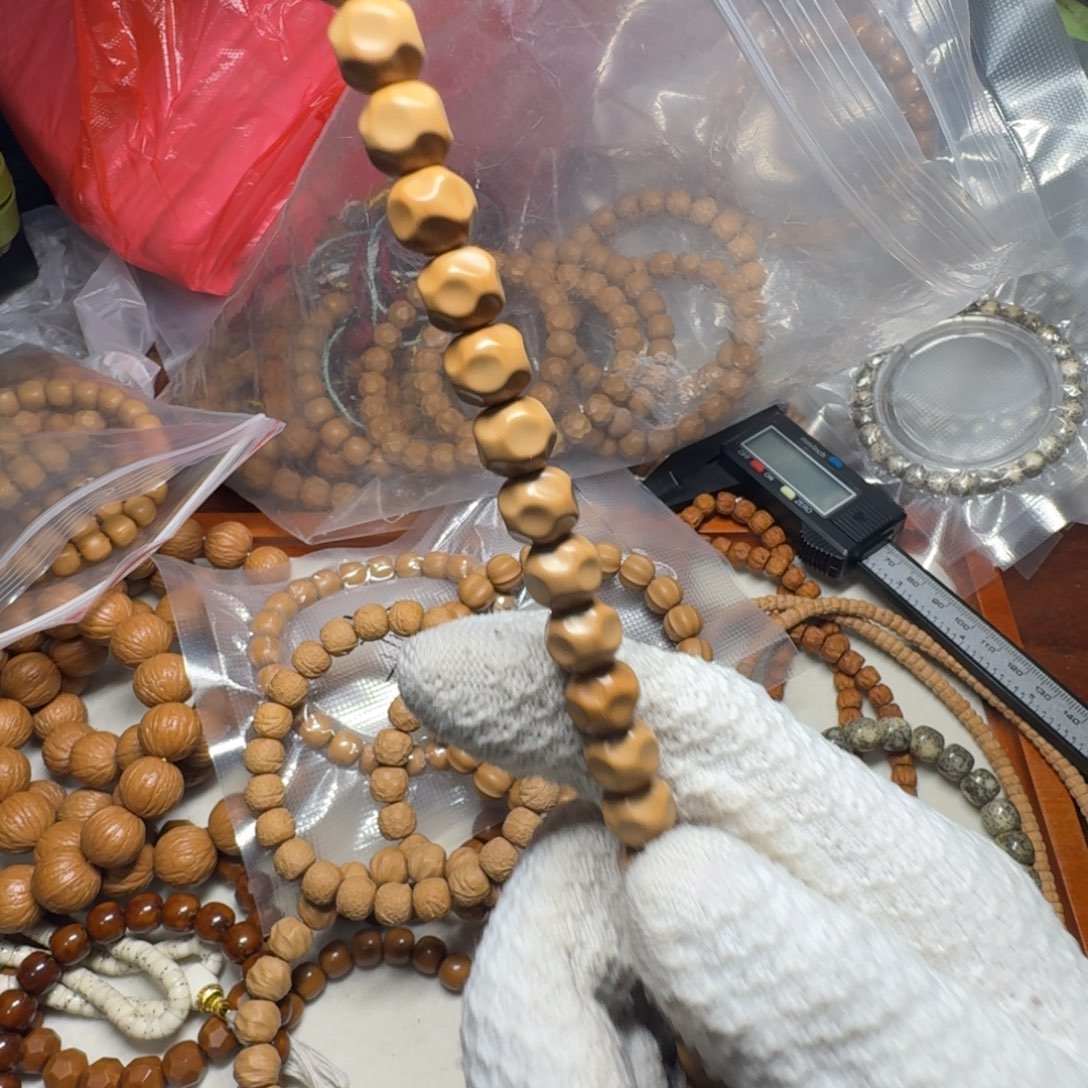 猴头核桃手串方糖奶酪微瑕