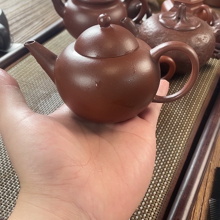 蒙***蛋茶壶紫砂半手壶紫砂