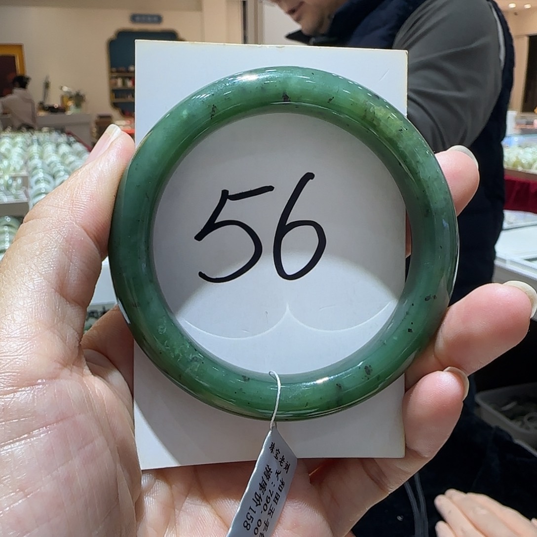 和田玉未镶嵌手镯509