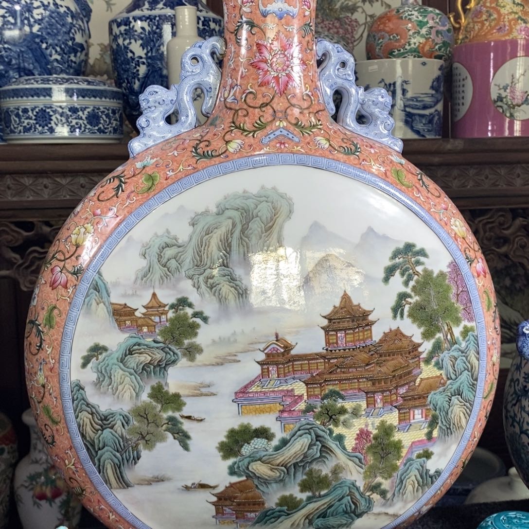 清***静陶其他手工手绘陶瓷摆件工艺品