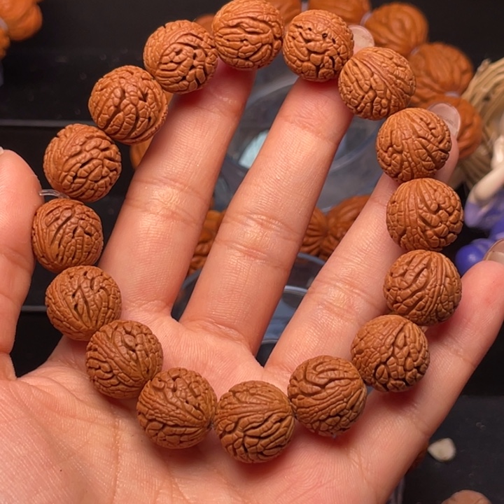 桃核吊坠龙纹桃核16