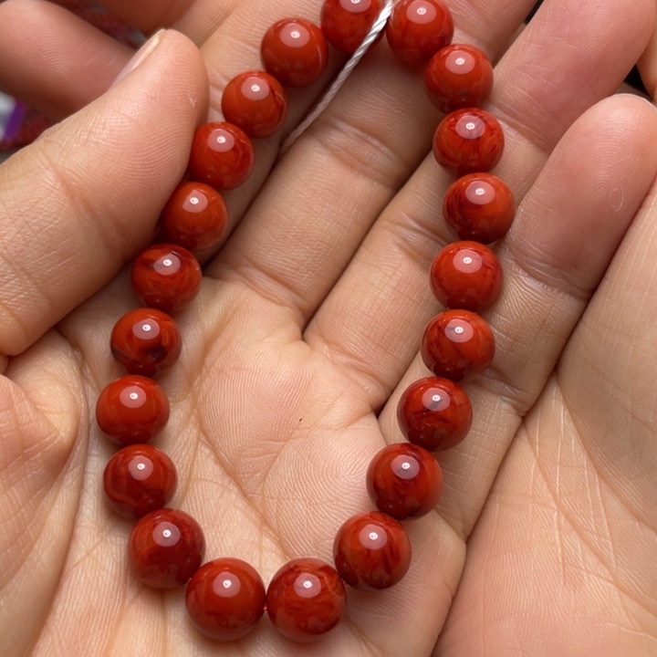 南红玛瑙手串9未镶嵌