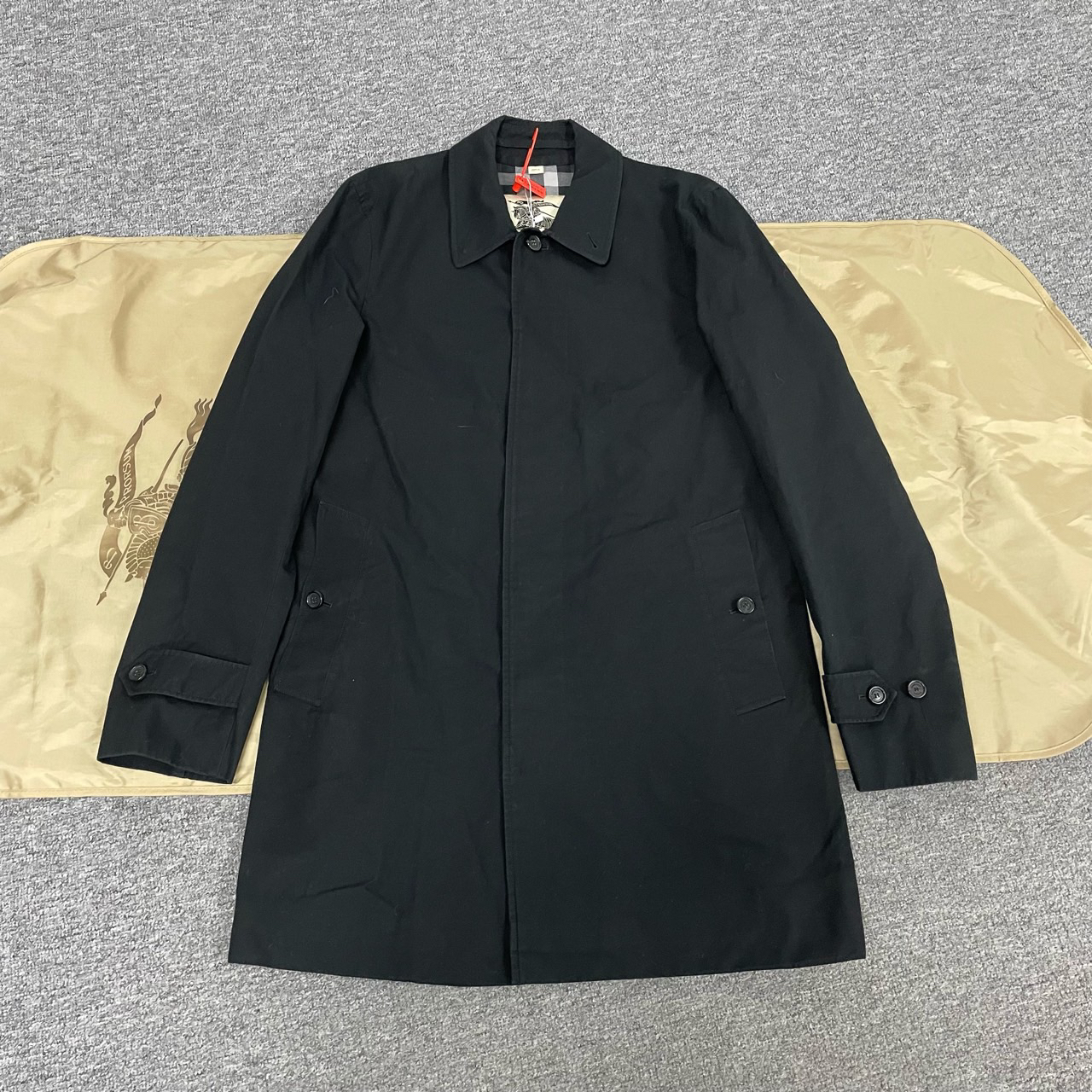 99新 BURBERRY/博柏利 Burberry 内里格纹 经典 风衣 99新 46码