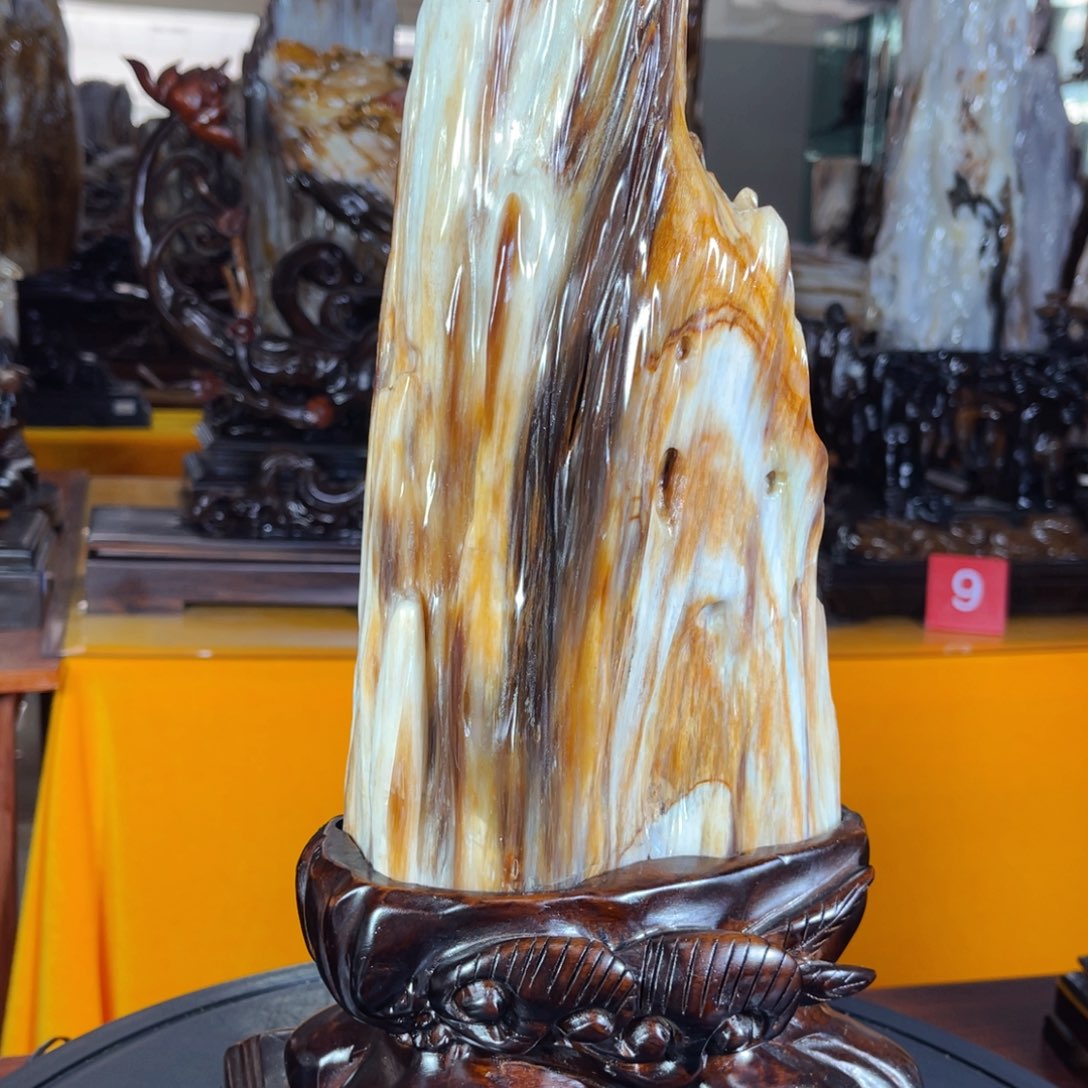 硅化玉未镶嵌珠宝奇石