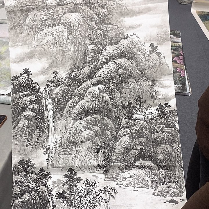 国画国画作品手绘