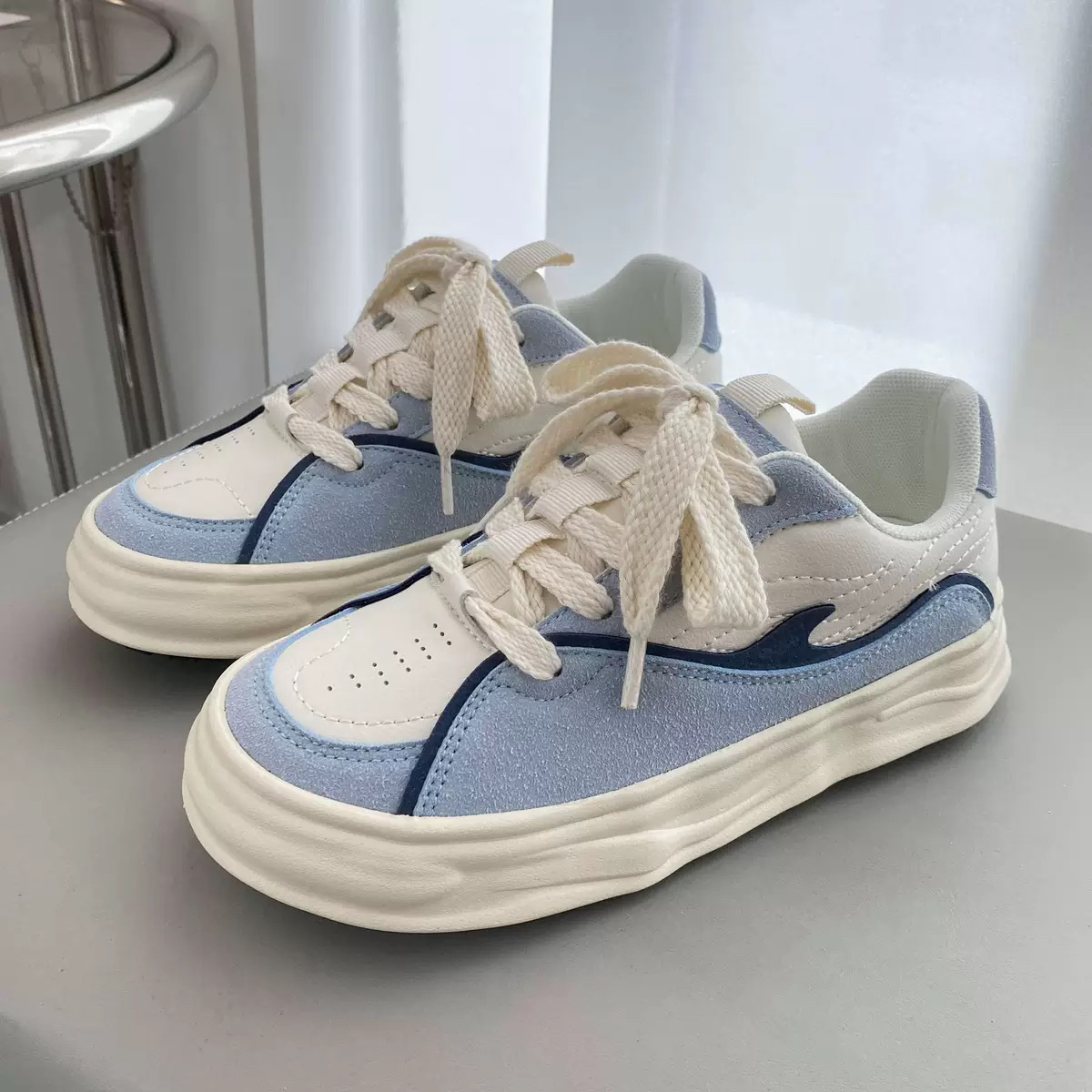 9098 百搭复古板鞋女