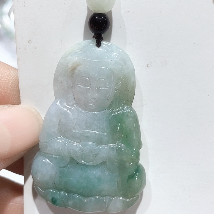 翡翠未镶嵌手链天然缅甸翡翠货吊坠大观音