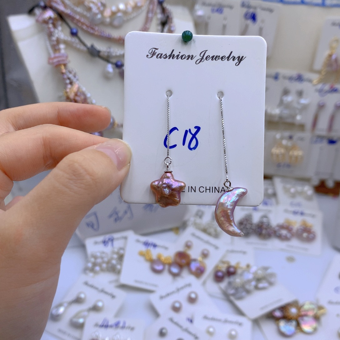 淡水珍珠颈饰银S925镶嵌