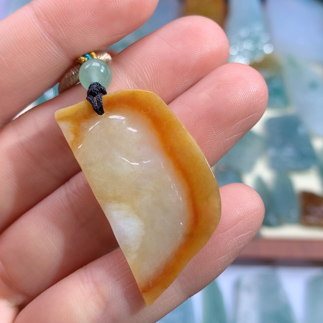 翡翠未镶嵌颈饰天然缅甸翡翠包邮