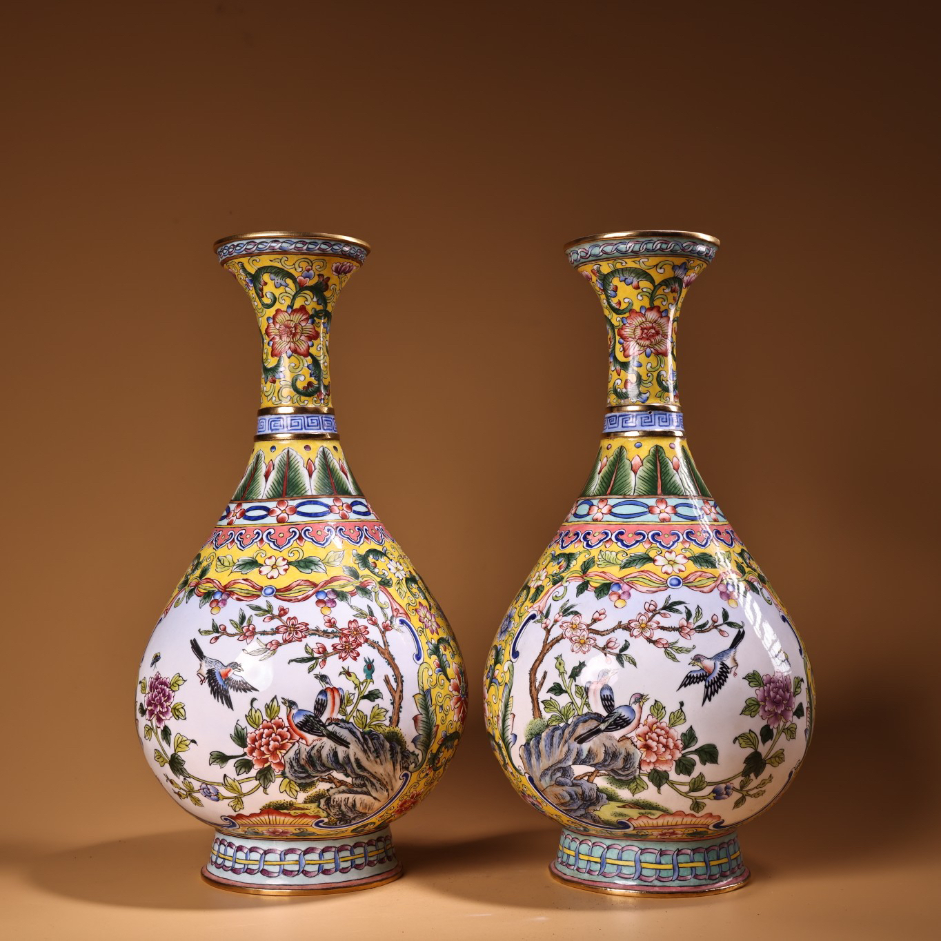 景德镇陶瓷器花瓶客厅摆件薄胎插花家居装饰品电视柜中式工艺花盆