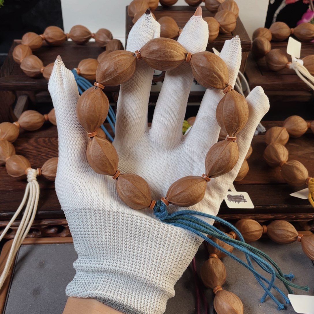 小****橄榄核手串原生态梅林铁核19*28