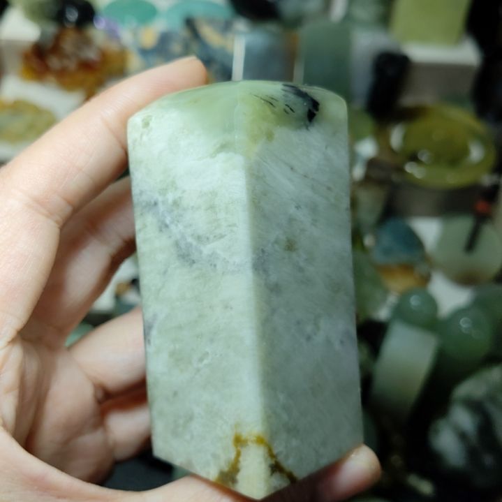 岫玉未镶嵌印章款式